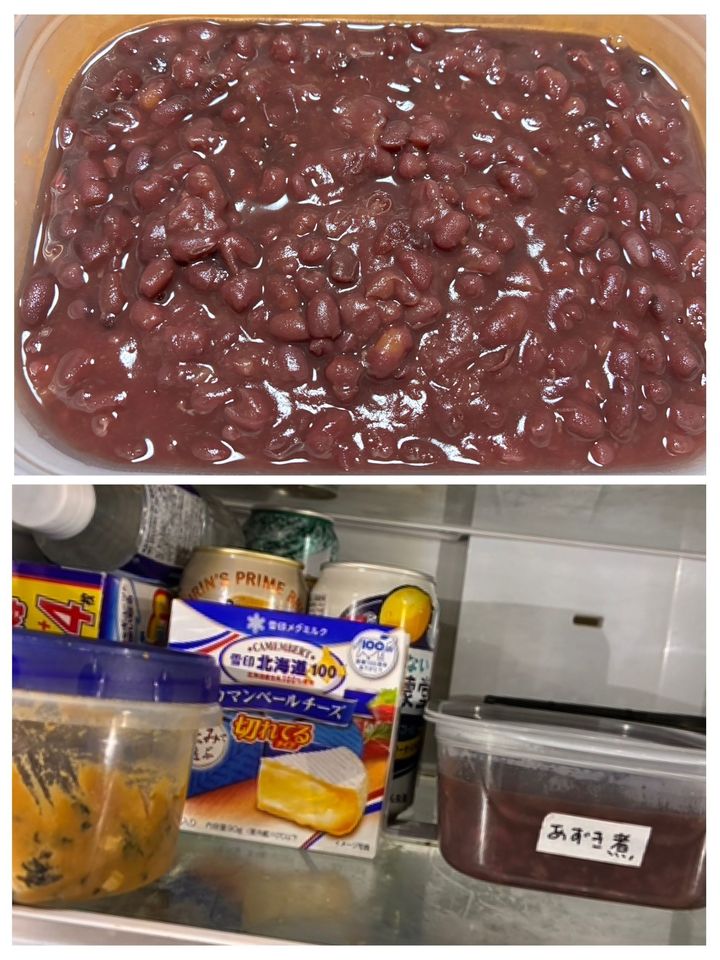 タッパーで保存