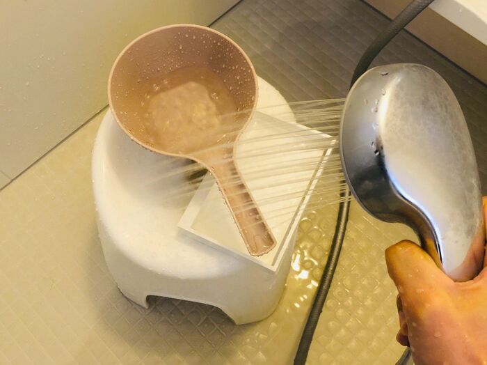 お風呂の配管を