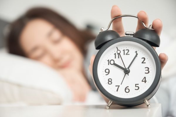 目覚ましは優しい音にセット