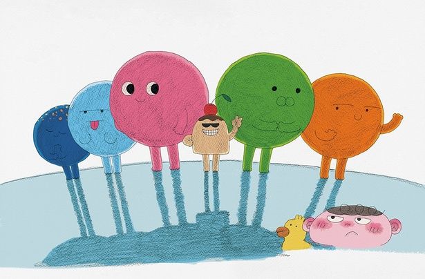 ザ・バスボールズ／いろんな世界へ連れていき、お風呂を最高にしてくれるゆかいな仲間たち。バスボールの中にはそれぞれの世界を象徴する「真の姿」が潜んでいる