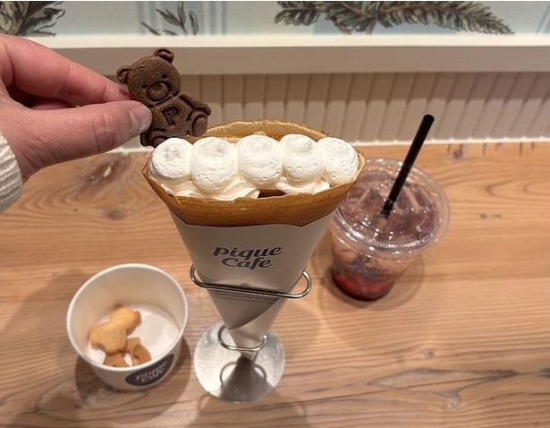 店舗限定販売！ピケベアクッキーなどで自分好みにデコレーションできる「カスタムクッキークレープ」