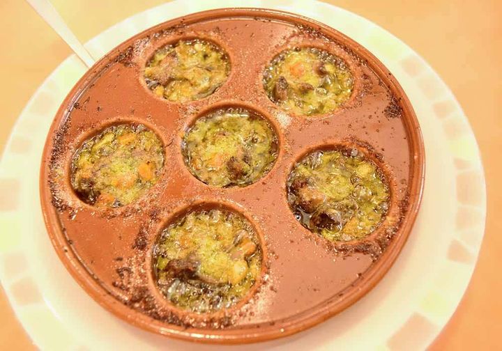 エスカルゴのオーブン焼き