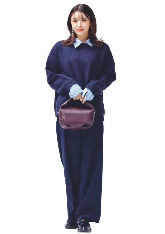 楽ちんパンツありきで考える優等生風の着こなしにトライ