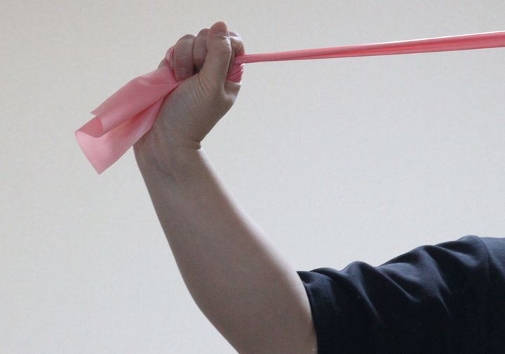 ストレッチバンド（150cm） 肩まわりのストレッチ