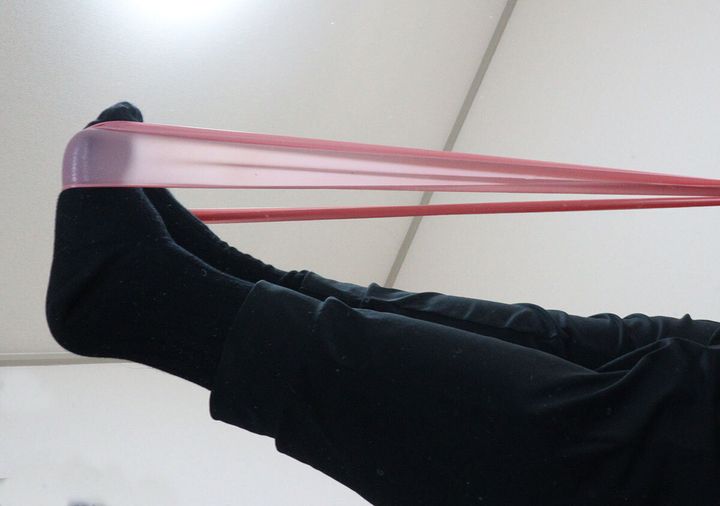 ストレッチバンド（150cm） 脚のストレッチ