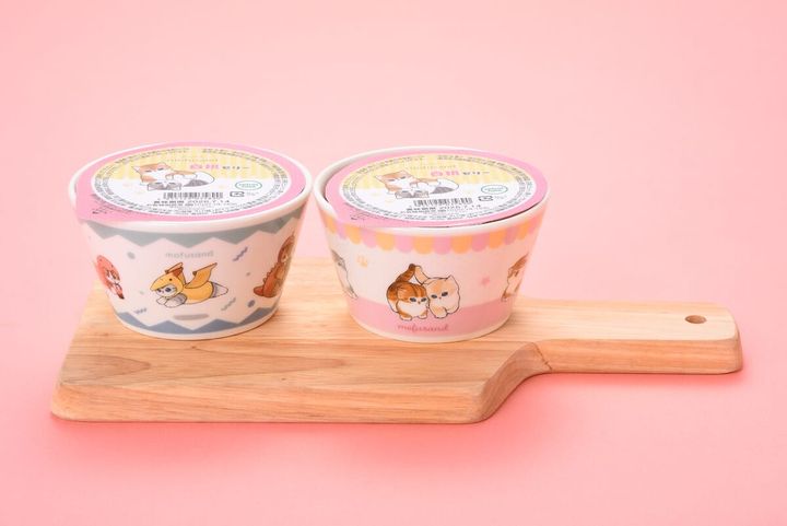 mofusand シリアルボウル&白桃ゼリー