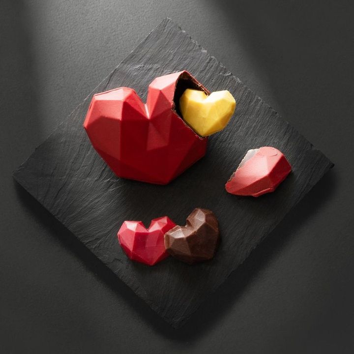 bubó BARCELONA「チョコスカルプチャー ジュエル ハート」3590円