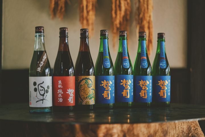 中本さんが好きな「松の司」をラインナップ