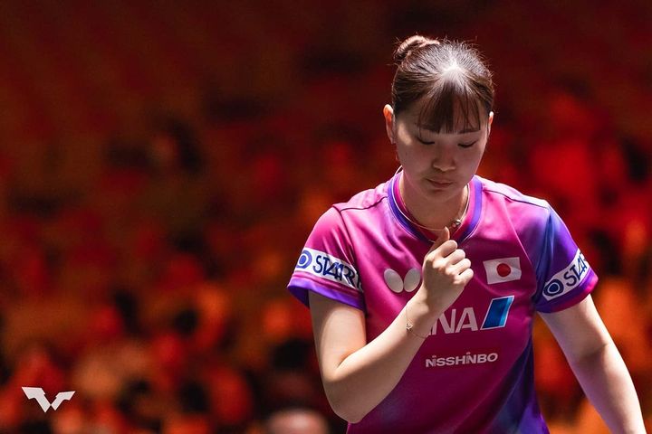 長﨑美柚（C）WTT