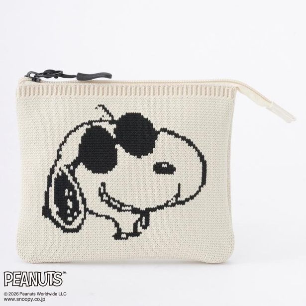 「ニットポーチ(ホワイト)」(1430円)