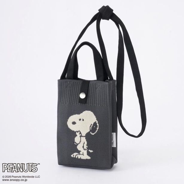 「ニットショルダーバッグ(ブラック)」(1980円)