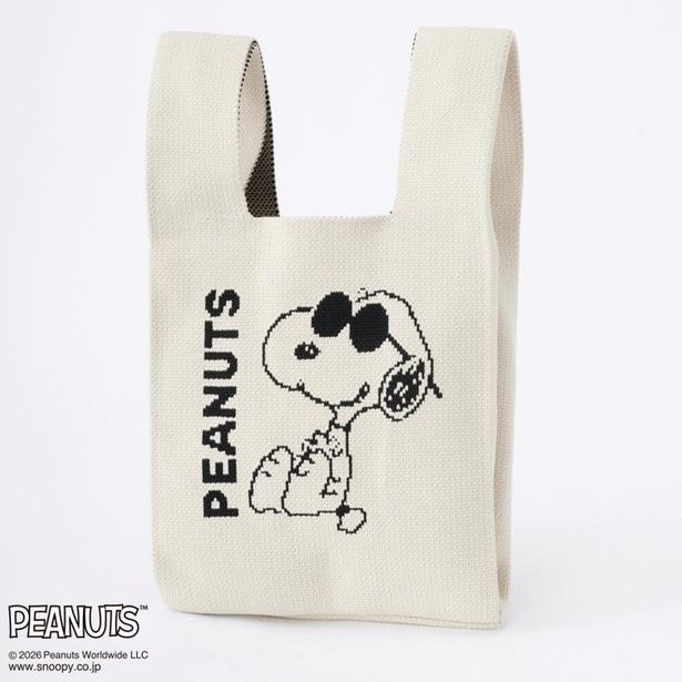 「ニットミニトートバッグ(ホワイト)」(1650円)