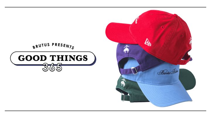 〈ブルックス ブラザーズ〉 × 〈ニューエラ〉のキャップ