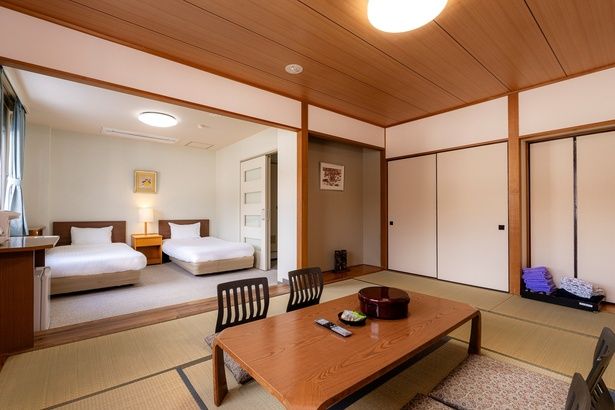 ゆったりとくつろげる和洋室