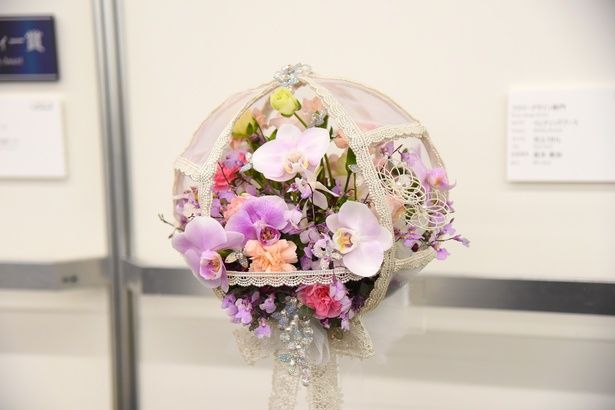 “フラワーデザイン部門”の展示作品 撮影：ソムタム田井