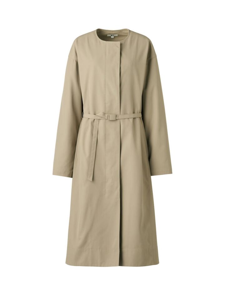 ノーカラーロングコートリラックスフィット 7990円（税込）