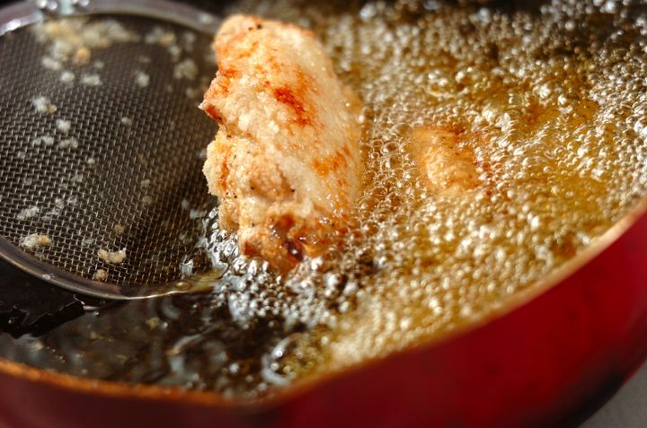 手羽中の唐揚げの作り方2