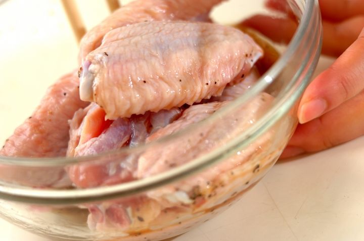 手羽中の唐揚げの作り方1