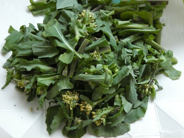 材料4つ！「菜の花と油揚げのさっと煮」