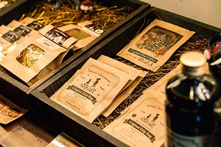 ドリップバッグやカフェオレベースも販売