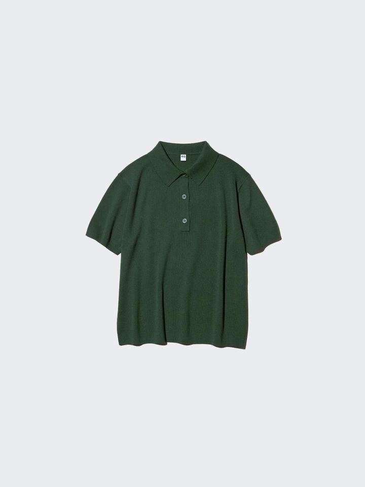 2026春ユニクロ新作女性おすすめポロセーター