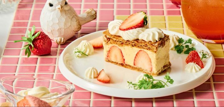 「ストロベリーカスタードスライス」