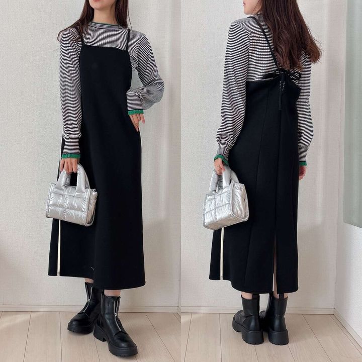 BONLECILL至福のカヌレニットとジャンスカコーデ