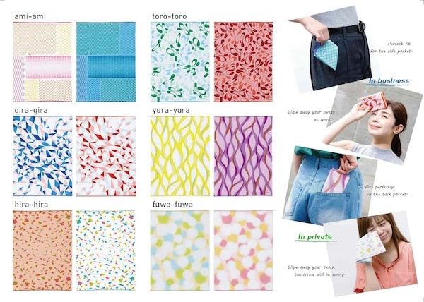 【東京都大田区】大阪・堺の伝統産業“和晒”の手ぬぐいハンカチ「tenu…」発売！合同展示会に出展