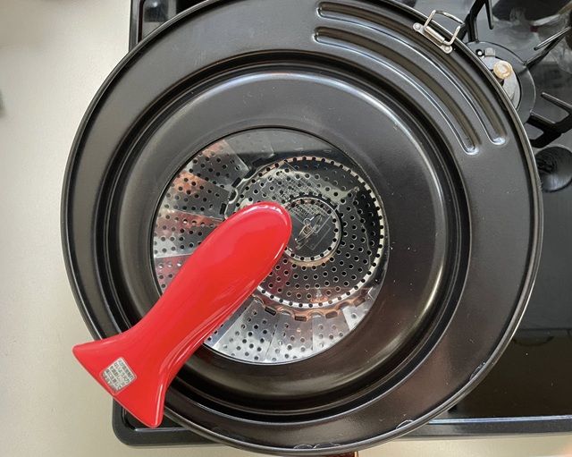 ダイソー ステンレス折りたたみ蒸し器 使い方 フタをのせる