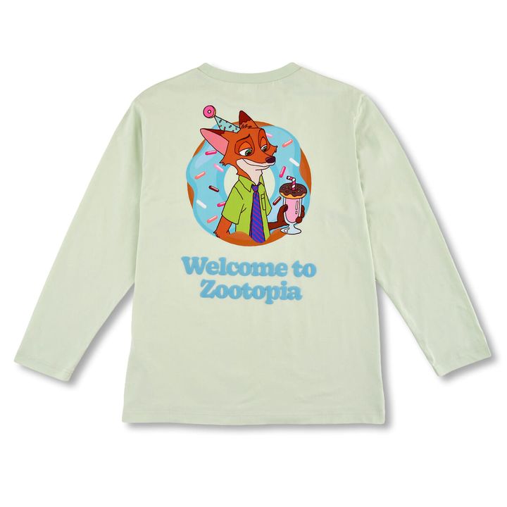 ニック・ワイルド 長袖Tシャツ 10TH Anniversary Collection from the Disney movie Zootopia