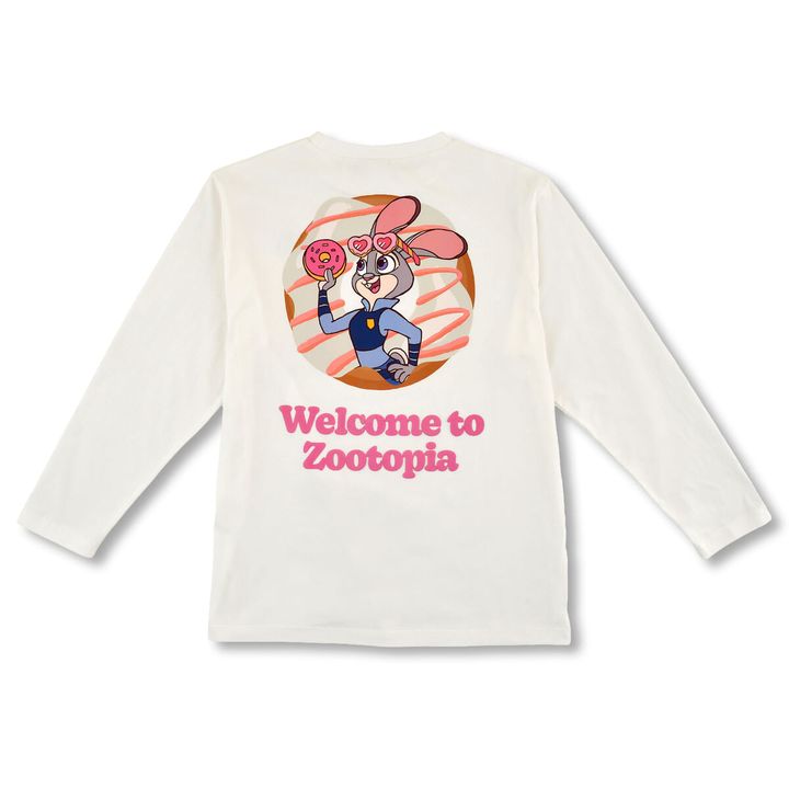 ジュディ・ホップス 長袖Tシャツ 10TH Anniversary Collection from the Disney movie Zootopia