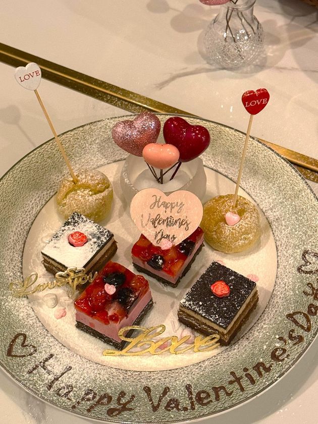 MOON FOREST 月林閣 バレンタインデザートプレート