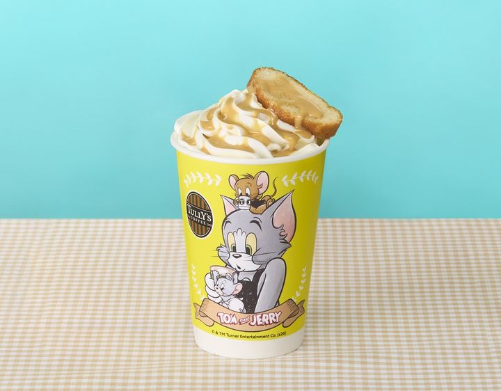 さくさくラスクのピーナッツバターラテ