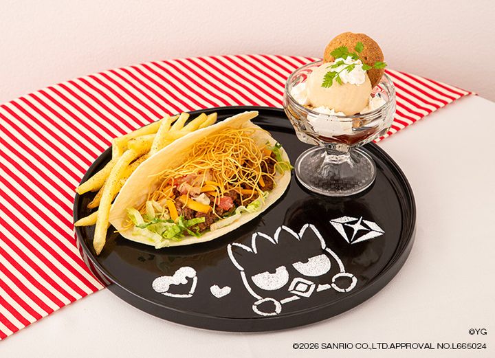 CHOI HYUN SUK×HARUTO×ばつ丸のタコス＆ミルクティーアイスグラスプレート 