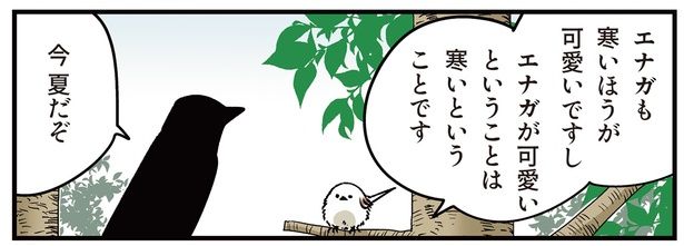 エナガも寒いほうが可愛い （C）青春／KADOKAWA