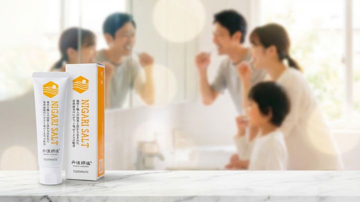丹後絹塩 NIGARI SALT 歯磨き パッケージ