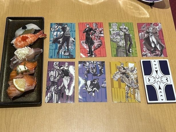 「ジョジョの奇妙な冒険コラボ限定トラベルステッカー付き おすすめ彩り5種盛り」