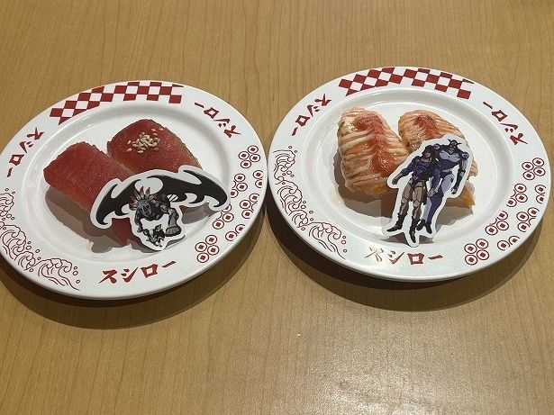 コラボ限定ピックがランダムで1枚付くメニュー