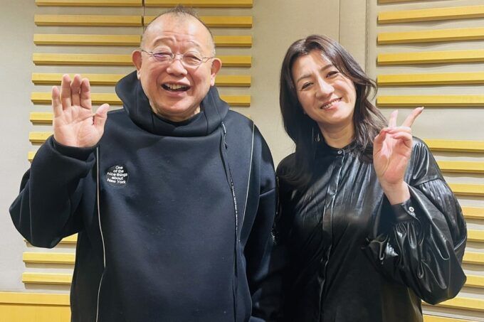 笑福亭鶴瓶。野々村友紀子