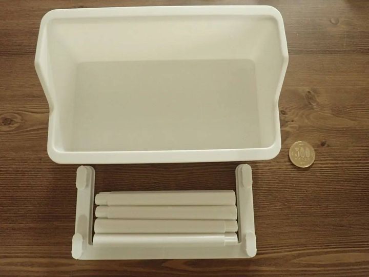 DAISO(ダイソー)：積み重ね整理棚(20cm×12.5cm×21cm)