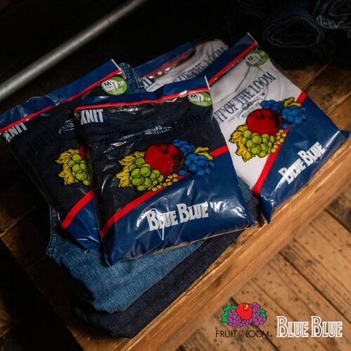 「ロンTの傑作はBLUE BLUEで見つかる」フルーツオブザルームとのコラボ作はニットライクな至高の着心地