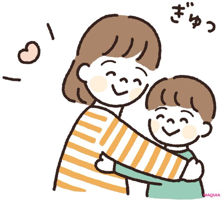 内向的な人におすすめの休み方 子どもやバートナーとハグする