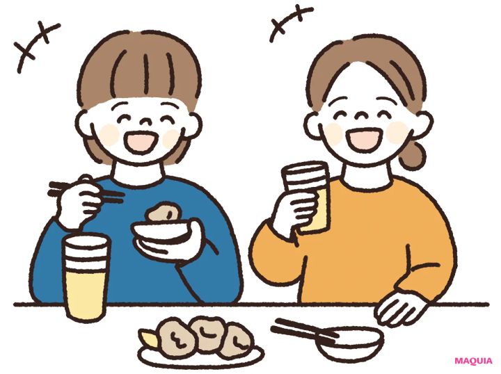 外交的な人におすすめの休み方 気の合う友人と会っておしゃべり