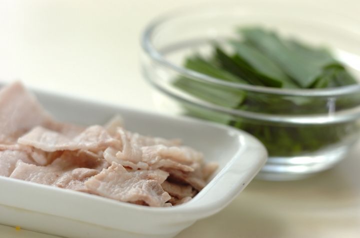 豚キムチうどんの下準備1