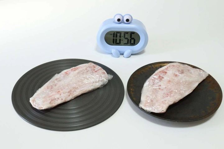 ダイソー 解凍プレート 使用例