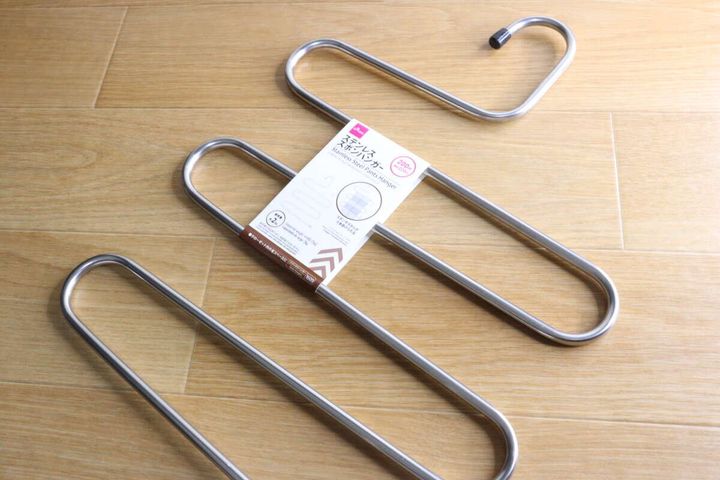 ステンレスズボンハンガー 便利グッズ