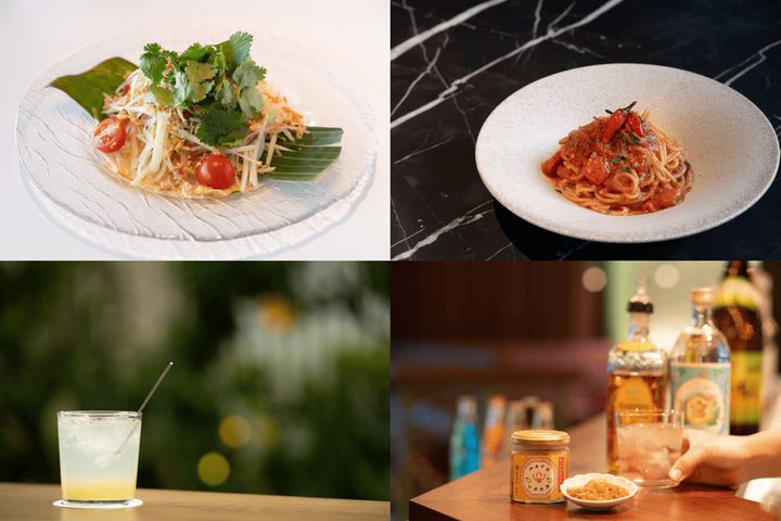 パスタやドリンクなどコラボメニュー