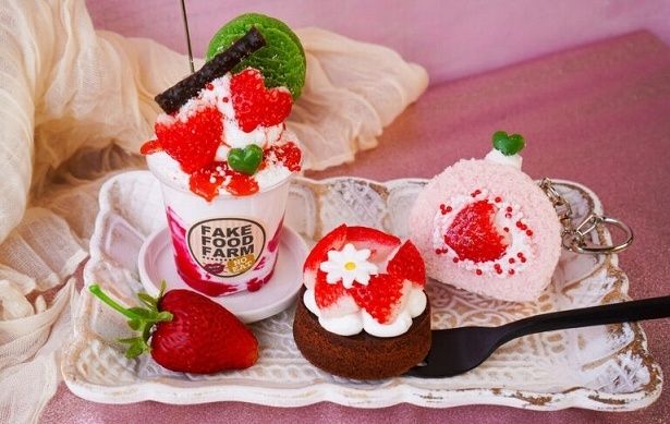 当日参加OK！事前予約もできるいちごスイーツの食品サンプル作りも