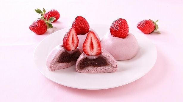 「江戸清 中華街本店・中華街大通り店」の「いちご大福まん」