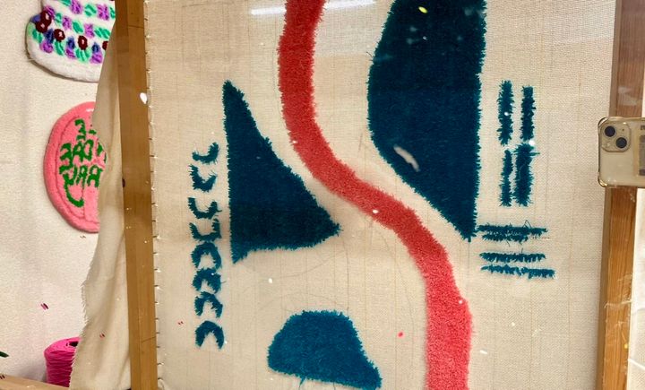 タフティング裏側